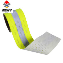 Fire Retardant Reflective Tape with Silver Flunescent Yellow Flunescent